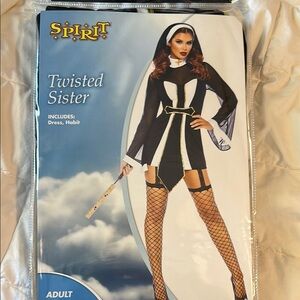 Spirit Halloween Twisted Sister Nun Costume